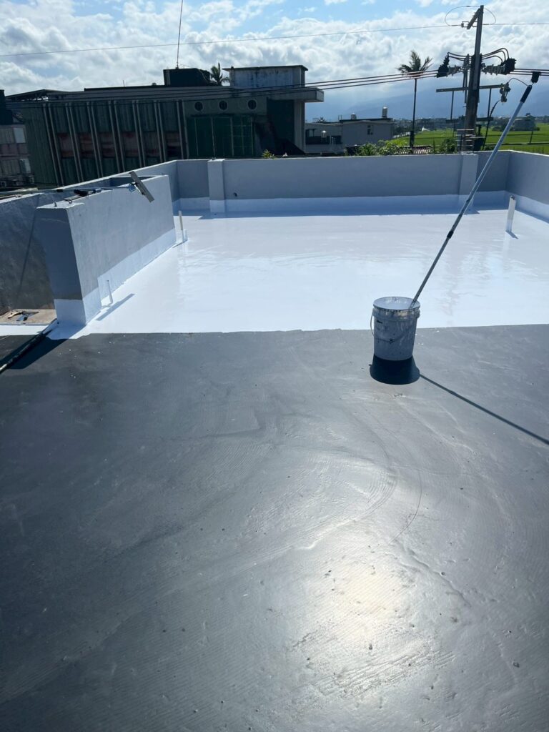 壯圍鄉屋頂防水工程施工照片