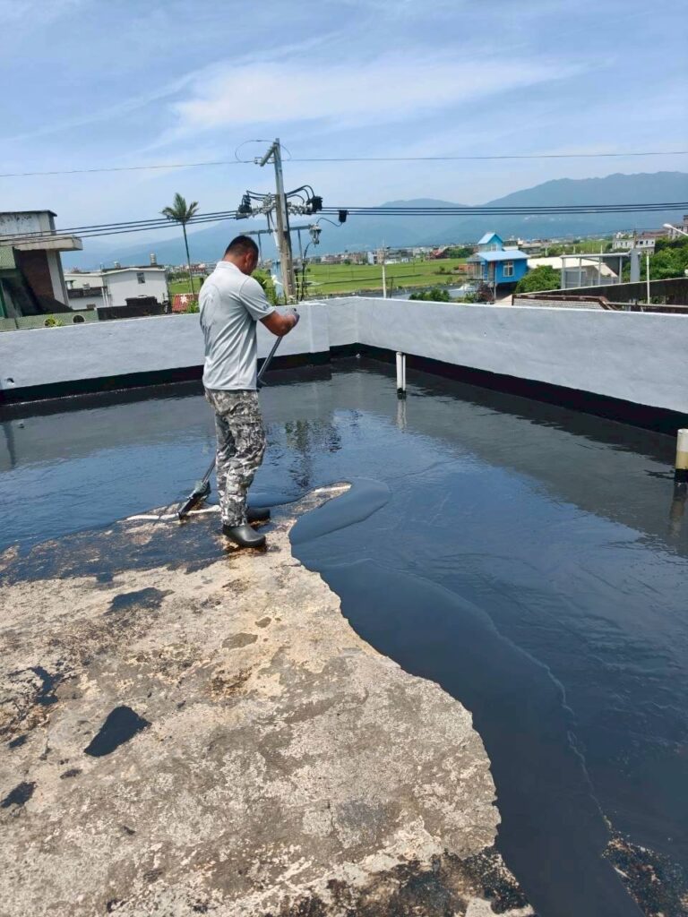 壯圍鄉屋頂防水工程施工照片