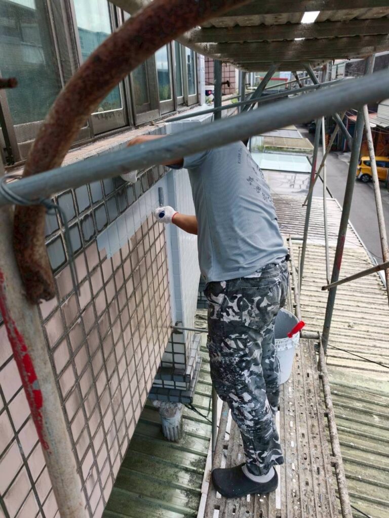 五結外牆防水工程施工照片