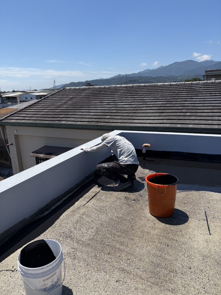 宜蘭三星屋頂防水工程施工照片