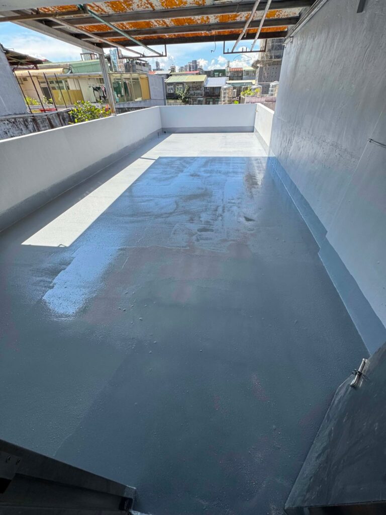 屋頂露臺防水工程施工照片